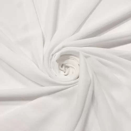 Crepe Air Flow Duna 100% Poliéster 1,50m Largura - Branco