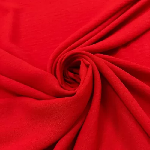 Crepe Air Flow Duna 100% Poliéster 1,50m Largura - Vermelho