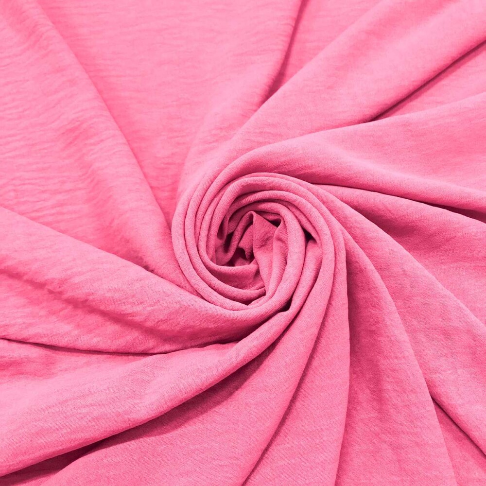 Crepe Air Flow Duna 100% Poliéster 1,50m Largura - Rosa