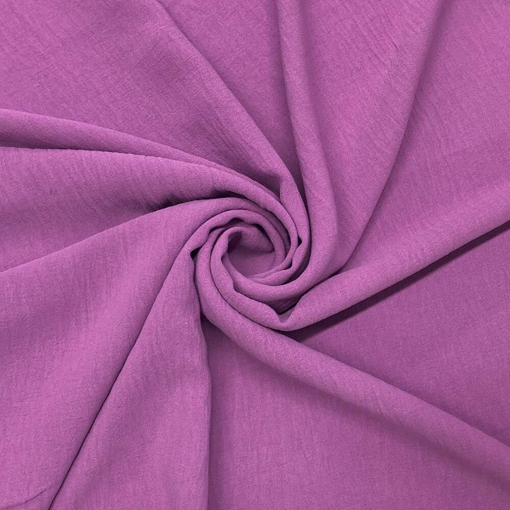 Crepe Air Flow Duna 100% Poliéster 1,50m Largura - Lilás