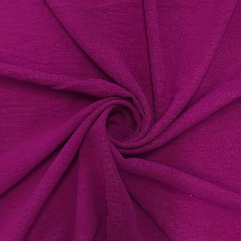 Crepe Air Flow Duna 100% Poliéster 1,50m Largura - Roxo Crepe Air Flow Duna 100% Poliéster 1,50m Largura - Roxo