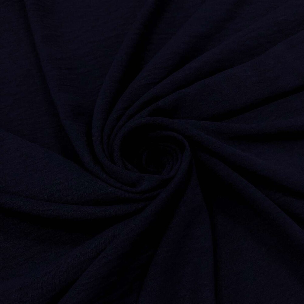 Crepe Air Flow Duna 100% Poliéster 1,50m Largura - Azul marinho