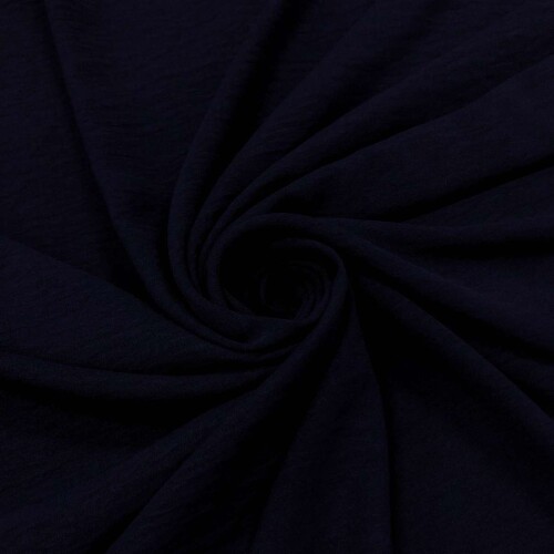 Crepe Air Flow Duna 100% Poliéster 1,50m Largura - Azul marinho
