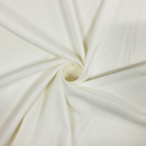 Crepe Porcelana 96% Poliéster 4% Elastano 1,47m Largura - Off white