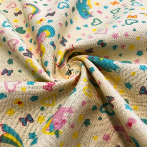 Flanela Cueiro Estampada - Unicórnio - 100% Algodão - Variante 2 Flanela Cueiro Estampada - Unicórnio - 100% Algodão - Variante 2