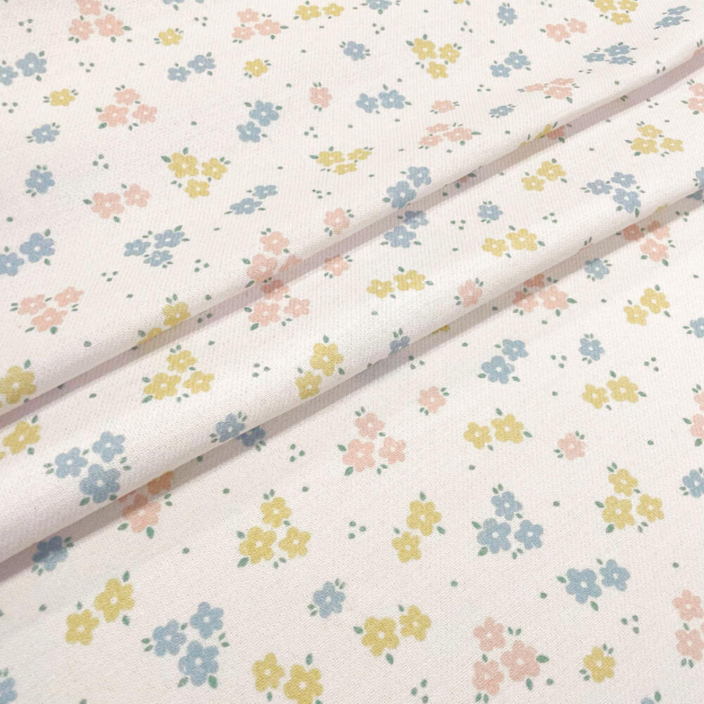 Flanela Cueiro Estampa Exclusiva JLM Coleção So Cute 100% Algodão 0,78M Largura - Floral