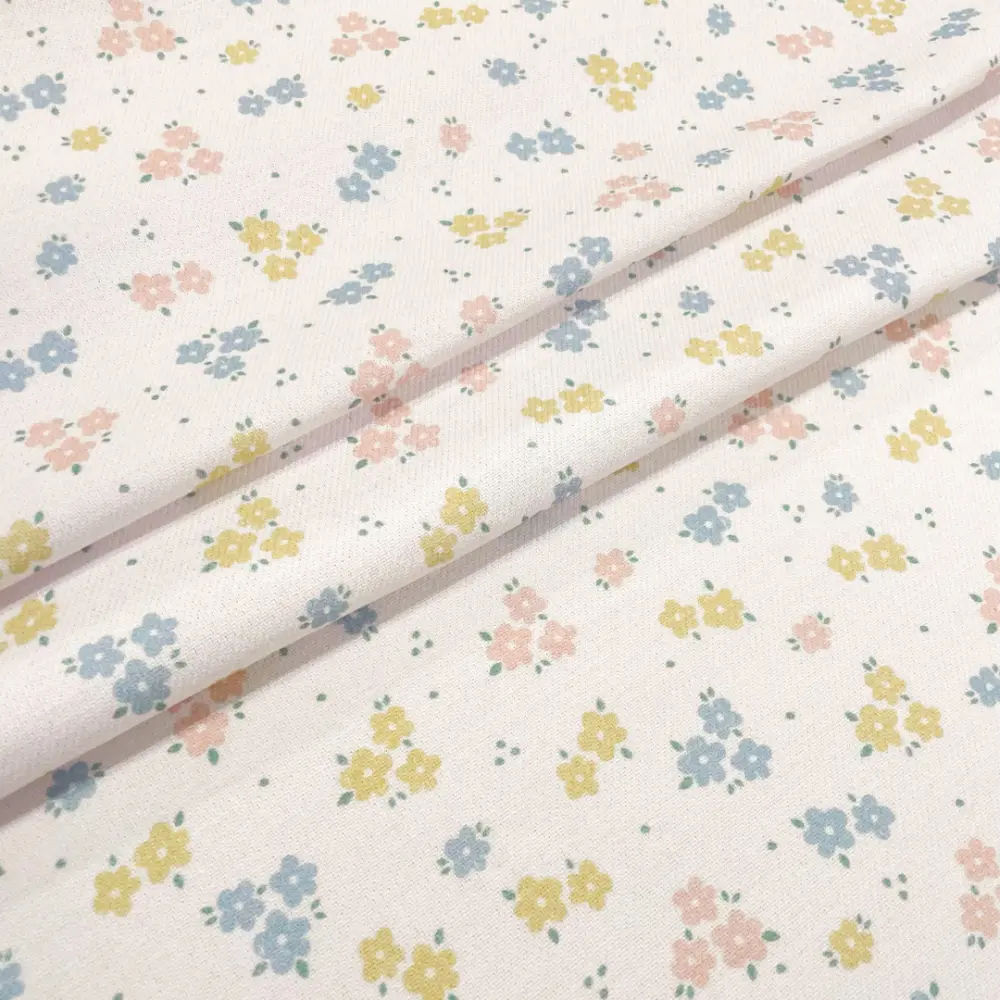 Flanela Cueiro Estampa Exclusiva JLM Coleção So Cute 100% Algodão 0,78M Largura - Floral