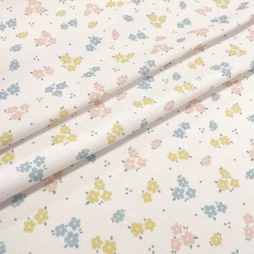 Flanela Cueiro Estampa Exclusiva JLM Coleção So Cute 100% Algodão 0,78M Largura - Floral