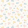 Flanela Cueiro Estampa Exclusiva JLM Coleção So Cute 100% Algodão 0,78M Largura - Floral