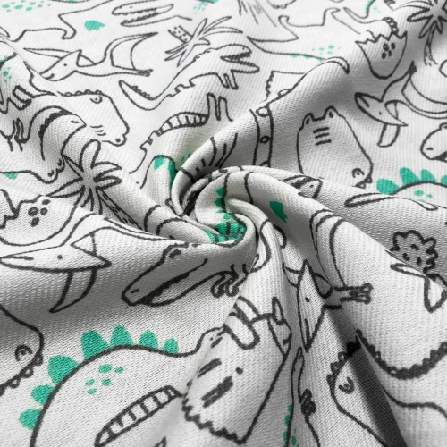 Flanela Cueiro Estampada - Dinossauros - 100% Algodão - Variante 1 Flanela Cueiro Estampada - Dinossauros - 100% Algodão - Variante 1