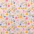Flanela Cueiro Estampa Exclusiva JLM Floral 100% Algodão 0,78M Largura - Variante 1