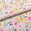 Flanela Cueiro Estampa Exclusiva JLM Floral 100% Algodão 0,78M Largura - Variante 1