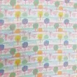 Flanela Cueiro Exclusiva JLM Árvores Candy Color 100% Algodão 0,78m Largura - Variante 1