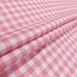 Flanela Cueiro Exclusiva JLM Xadrez 100% Algodão 0,78m Largura - Rosa bebê