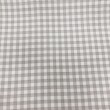 Flanela Cueiro Exclusiva JLM Xadrez 100% Algodão 0,78m Largura - Cinza
