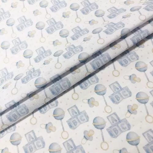 Fralda Estampa Exclusiva JLM ABC Baby 100% Algodão 0,75m Largura - Variante 1 Fralda Estampa Exclusiva JLM ABC Baby 100% Algodão 0,75m Largura - Variante 1