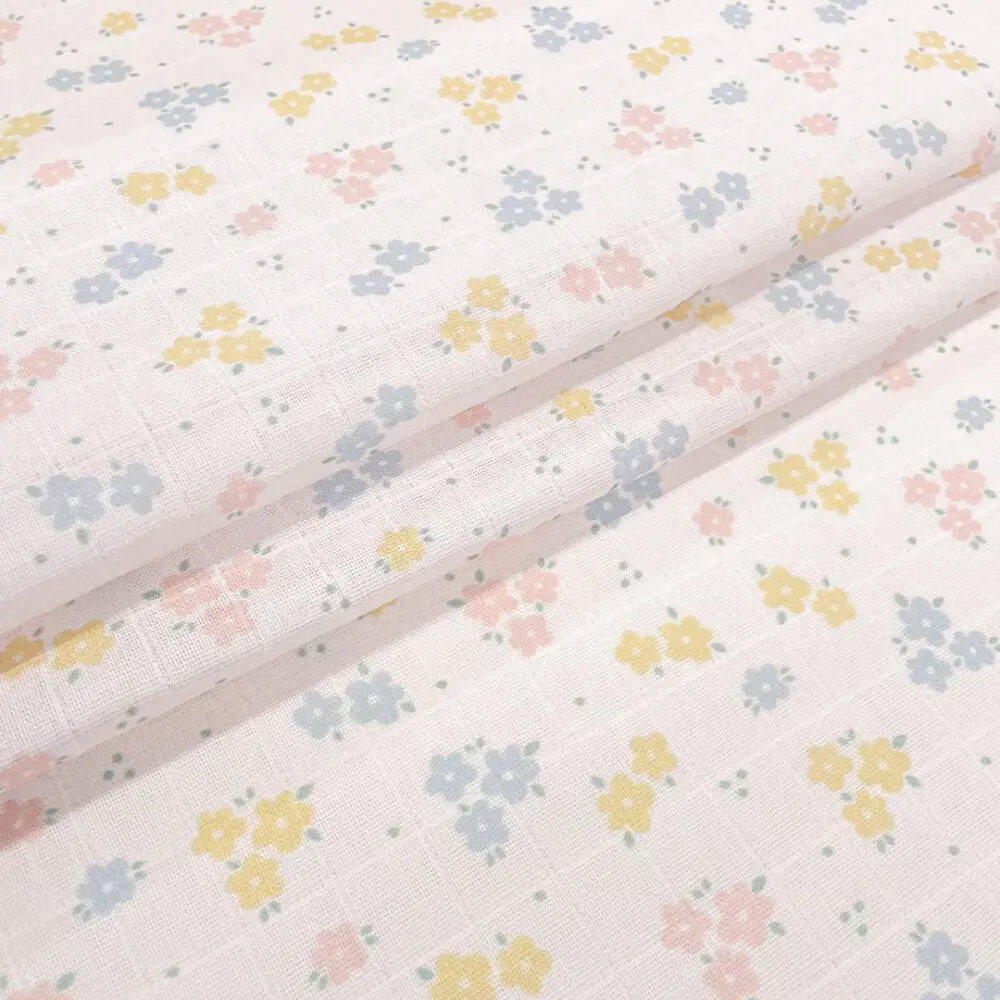 Fralda Estampa Exclusiva JLM Coleção So Cute 100% Algodão 0,75m Largura - Floral
