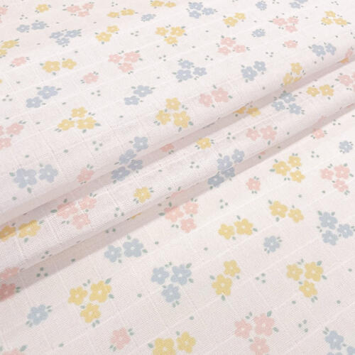 Fralda Estampa Exclusiva JLM Coleção So Cute 100% Algodão 0,75m Largura - Floral