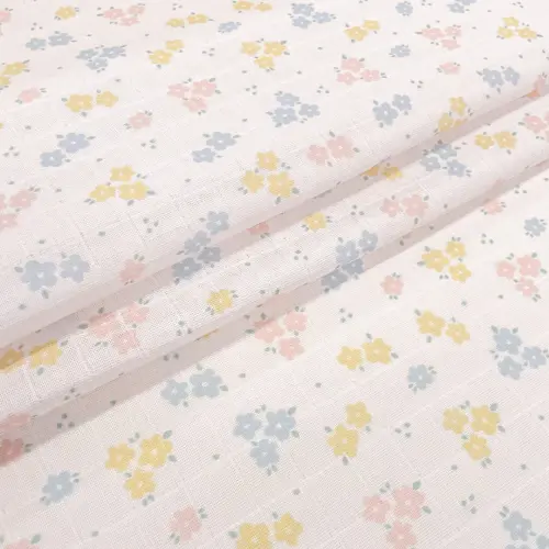 Fralda Estampa Exclusiva JLM Coleção So Cute 100% Algodão 0,75m Largura - Floral