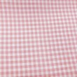 Fralda Estampa Exclusiva JLM Xadrez 100% Algodão 0,75m Largura - Rosa bebê