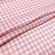 Fralda Estampa Exclusiva JLM Xadrez 100% Algodão 0,75m Largura - Rosa bebê