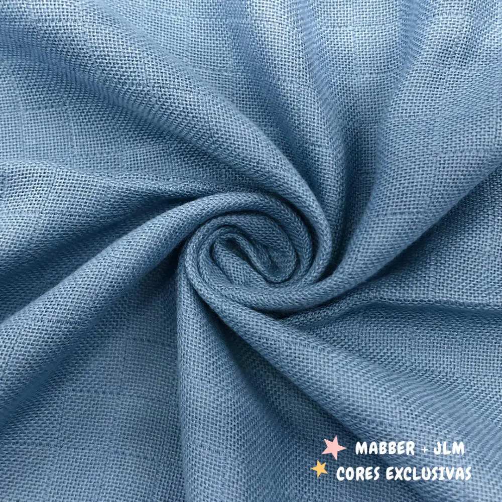 Fralda Mabber Quadriculada Vendida Em Metro 100% Algodão 0,80m largura - Azul vintage jlm Fralda Mabber Quadriculada Vendida Em Metro 100% Algodão 0,80m largura - Azul vintage jlm
