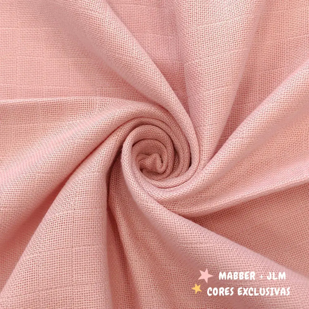 Fralda Mabber Quadriculada Vendida Em Metro 100% Algodão 0,80m largura - Rosa vintage jlm Fralda Mabber Quadriculada Vendida Em Metro 100% Algodão 0,80m largura - Rosa vintage jlm