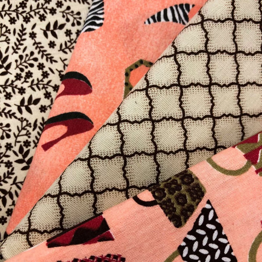 KIT Composê - 4 Cortes de Tecido - 100% Algodão - Variante 33 KIT Composê - 4 Cortes de Tecido - 100% Algodão - Variante 33