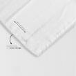 Kit 6 unid Fralda de Boca Mabber Barra para Pintar e Bordar Modelo Estrela com Acabamento de Crochê 100% Algodão 30x40 - Branco