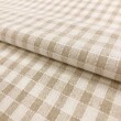 Linho Cru Maquinetado 40% Algodão 20% Linho 20% Viscose 20% Poliéster 1,38m Largura - Variante 1