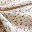Linho Estampado Premium Flor com Poá 80% Algodão 20% Linho 1,53m Largura - Variante 3