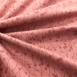 Linho Estampado Premium Raminhos Composê 80% Algodão 20% Linho - Rosê