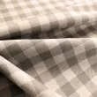Linho Estampado Premium Xadrez 80% Algodão 20% Linho - Bege Linho Estampado Premium Xadrez 80% Algodão 20% Linho - Bege