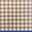 Linho Estampado Premium Xadrez 80% Algodão 20% Linho - Bege