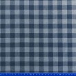 Linho Estampado Premium Xadrez 80% Algodão 20% Linho - Azul marinho