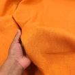 Linho Misto Liso Pré Lavado 55% Linho 45% Viscose 1,33m Largura - Laranja