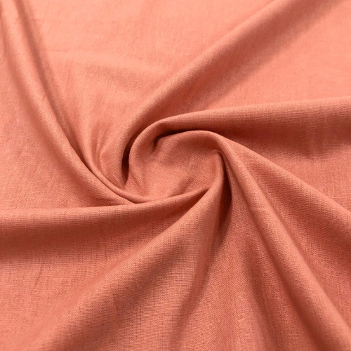 Linho Misto Liso Pré Lavado 55% Linho 45% Viscose 1,33m Largura - Rosê Linho Misto Liso Pré Lavado 55% Linho 45% Viscose 1,33m Largura - Rosê