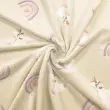 Manta Fleece 3D Arco Íris Cute 100% Poliéster 1,60m largura - Off white Manta Fleece 3D Arco Íris Cute 100% Poliéster 1,60m largura - Off white