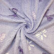 Manta Fleece 3D Lacinhos 100% Poliéster 1,60m largura - Lilás lavanda