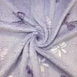 Manta Fleece 3D Lacinhos 100% Poliéster 1,60m largura - Lilás lavanda Manta Fleece 3D Lacinhos 100% Poliéster 1,60m largura - Lilás lavanda