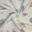Manta Fleece 3D Cupcakes 100% Poliéster 1,60m largura - Fundo off
