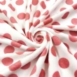 Manta Fleece Estampada Pelúcia Ultrasoft Poá Rosa Bebê 100% Poliéster 1,60m largura - Variante 1