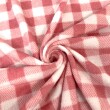 Manta Fleece Estampada Pelúcia Ultrasoft Xadrez Rosa Bebê 100% Poliéster 1,60m Largura - Variante 1