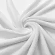 Manta Fleece Flanelada Lisa - 100% Poliéster - 2,5m Largura - Branco