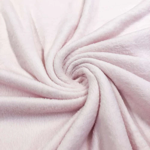 Manta Fleece Flanelada Lisa - 100% Poliéster - 2,5m Largura - Rosa bebê Manta Fleece Flanelada Lisa - 100% Poliéster - 2,5m Largura - Rosa bebê