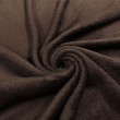 Manta Fleece Flanelada Lisa - 100% Poliéster - 2,5m Largura - Marrom