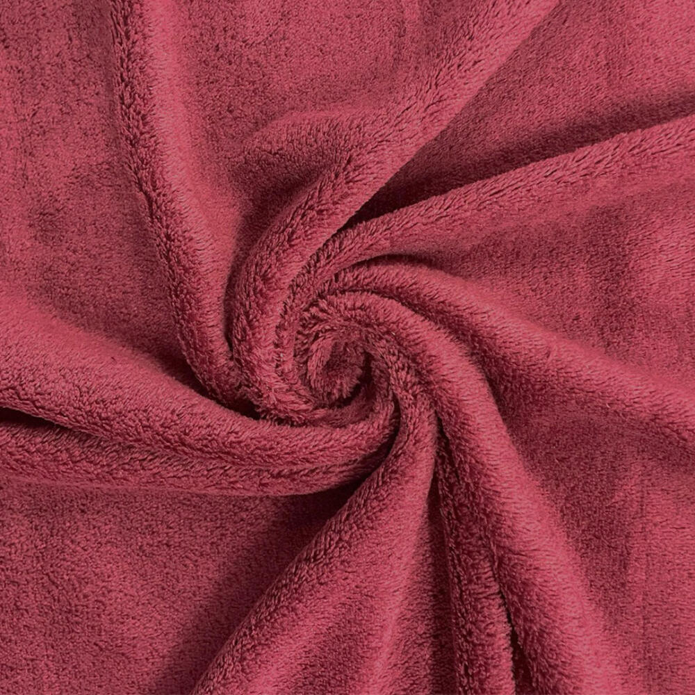 Manta Fleece Flanelada Lisa - 100% Poliéster - 2,5m Largura - Bordô