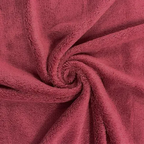 Manta Fleece Flanelada Lisa - 100% Poliéster - 2,5m Largura - Bordô