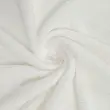 Manta Fleece Flanelada Lisa - 100% Poliéster - 2,5m Largura - Off white