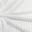 Manta Fleece com Relevo Jacquard 100% Poliéster 2.50m Largura - Branco
